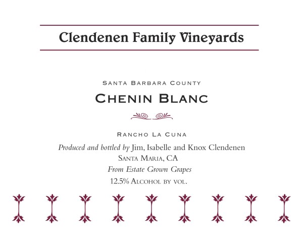 CFV - Chenin Blanc- Label