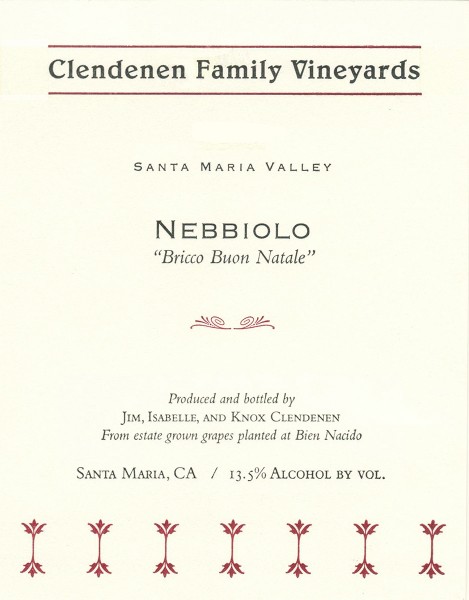 CFV - Nebbiolo - Label